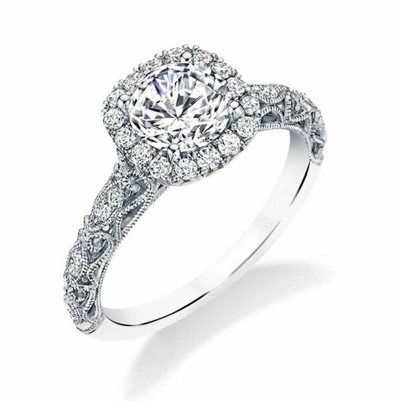 Jewelry - NEW 925 Silver Filled Cubic Zirconia Ring